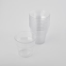 لیوان طرح شفاف بسته 10 عددی