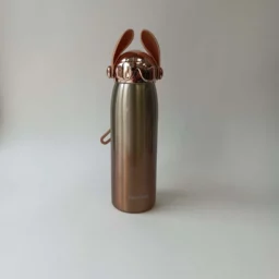 ماگ مدل فلاسک دوگوش رنگ طلایی