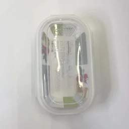 ظرف نگهدارنده شیشه ای بیضی دربدار