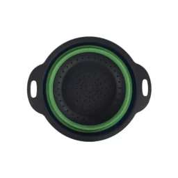 ابکش مدل سلیکونی دسته دار رنگ سبز سوراخ دار