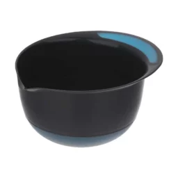 ظرف مدل سایز بزرگ دورنگ ابی مشکی