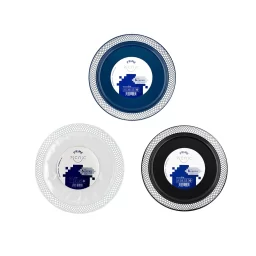 بشقاب و پیش دستی الماس مشبک متالیک - پیکنیک پرایم