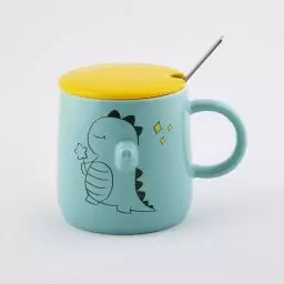 ماگ طرح پنجه برجسته رنگ سبز