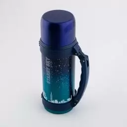 فلاسک طرح 1.3 لیتری رنگ ابی روشن