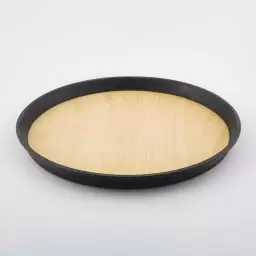 سینی طرح کف چوب دایره ای