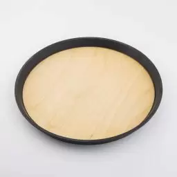 سینی کف چوب مدل دایره ای
