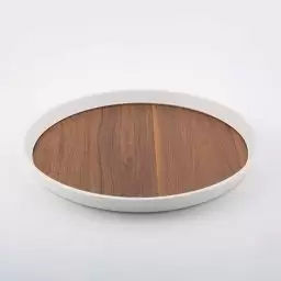 سینی کف چوب مدل دایره