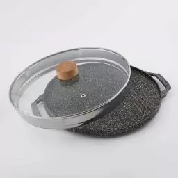 تابه گریل چدن در دار رده دار