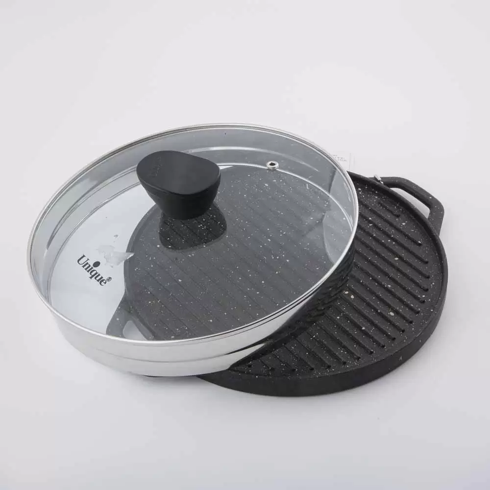 ست دوپارچه قابلمه 29 دایره در شیشه ای