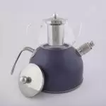 کتری قوری رنگ سرمه ای
