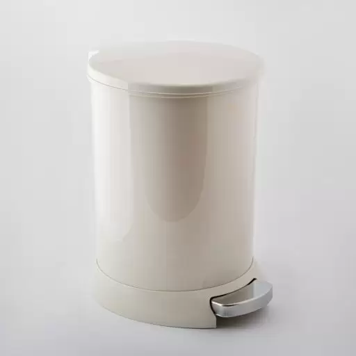 سطل گرد اندازه متوسط رنگ کرم