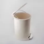 سطل گرد سایز متوسط رنگ کرم