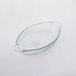 تابه بیضی شیار دار مدل شیشه ای