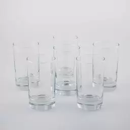 لیوان قد کوتاه طرح شیشه ای