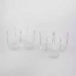 نیم دست لیوان طرح شیشه ای