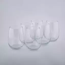 لیوان شیشه ای طرح نیمه دایره ای
