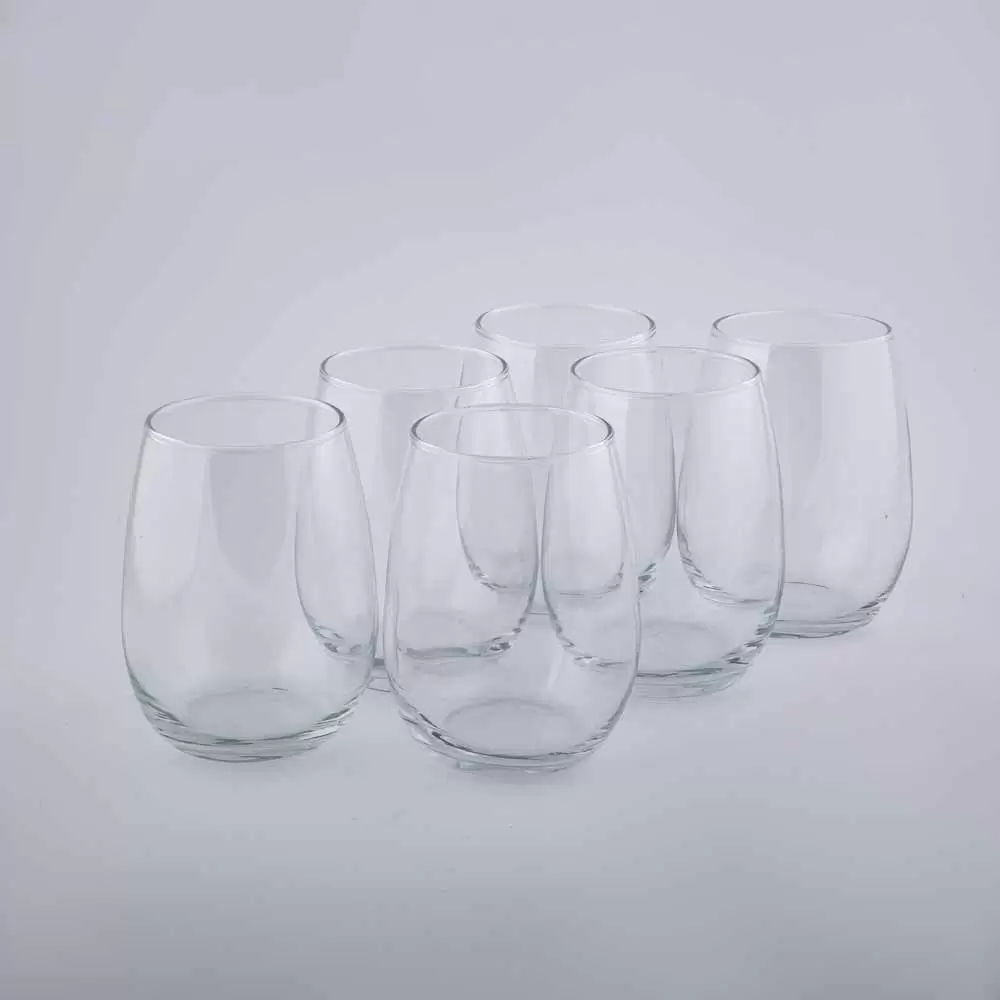 لیوان شیشه ای طرح نیمه دایره ای