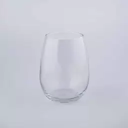 لیوان شیشه ای مدل نیمه