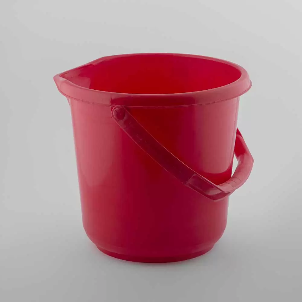 سطل گرد قرمز