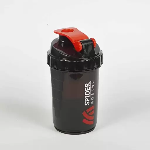 شیکر مشکی قرمز درب دار