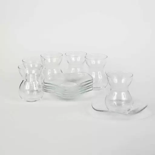 استکان نعلبکی دانتل - دست