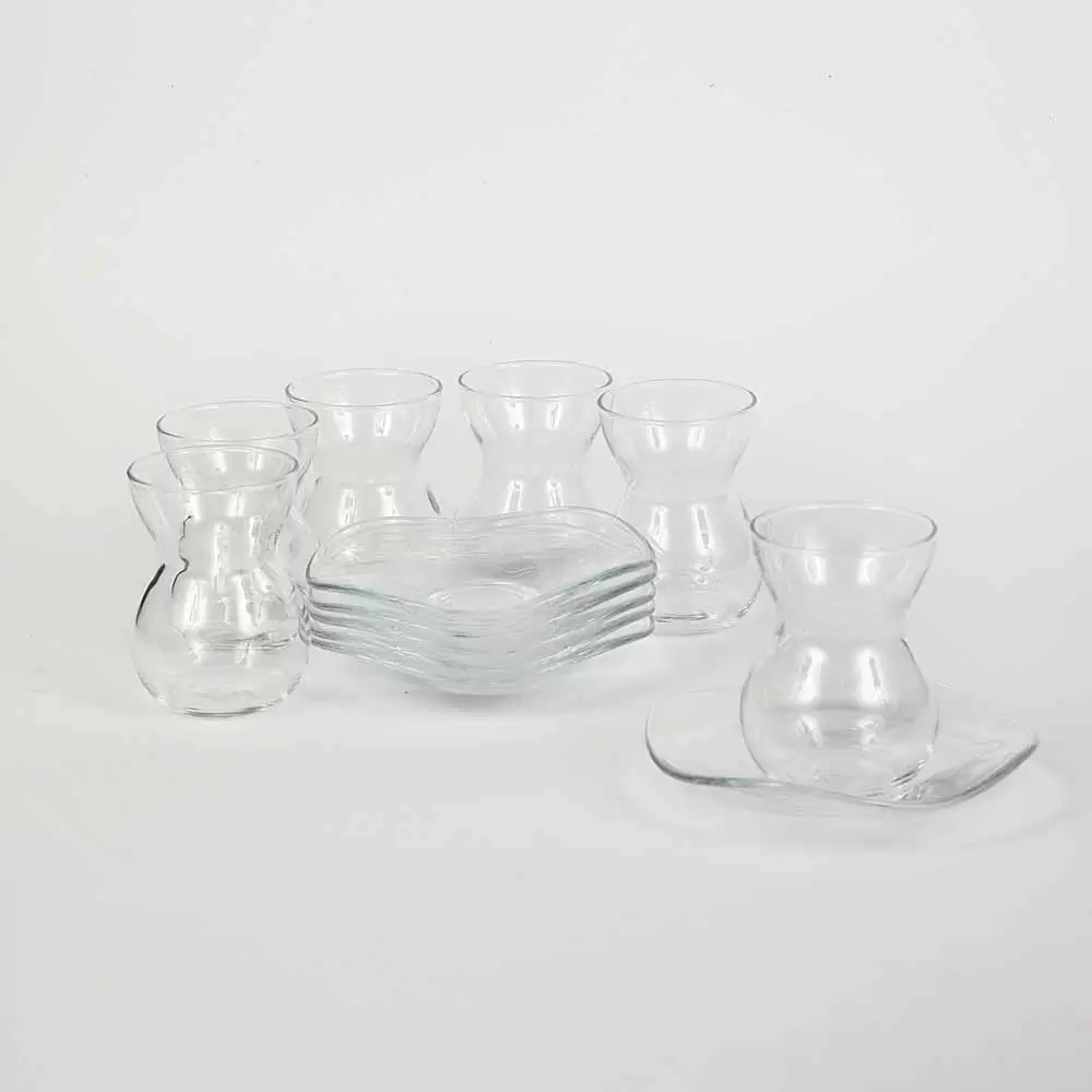 استکان نعلبکی دانتل - دست