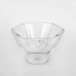 کاسه ی شیشه ای پایه دار
