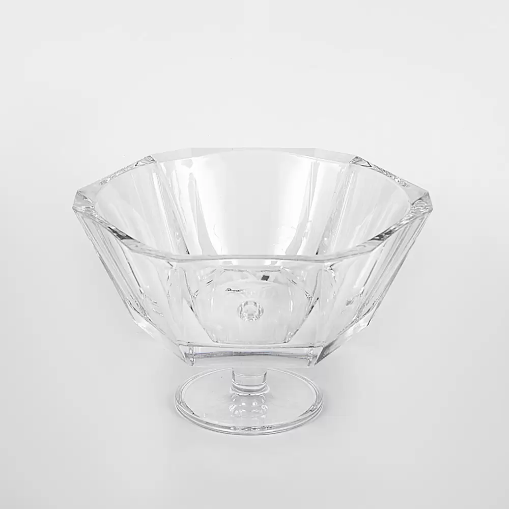 کاسه ی شیشه ای پایه دار