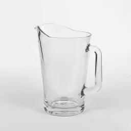 پارچ مدل شیشه ای دسته دار