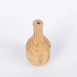 گلدان ته گرد طرح چوبی