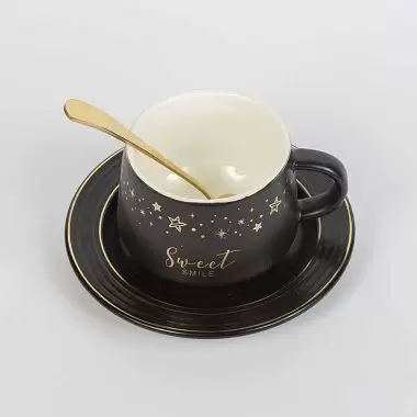 ماگ زیره دار رنگ مشکی