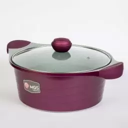 قابلمه رنگ بادمجونی سایز 28