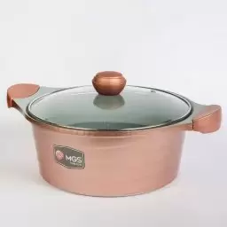 قابلمه رنگ گلبهی سایز 28