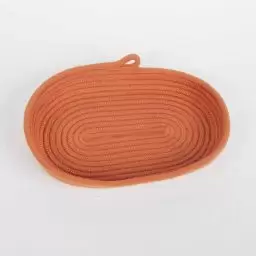 سبد نون و سبزی رنگ نارنجی