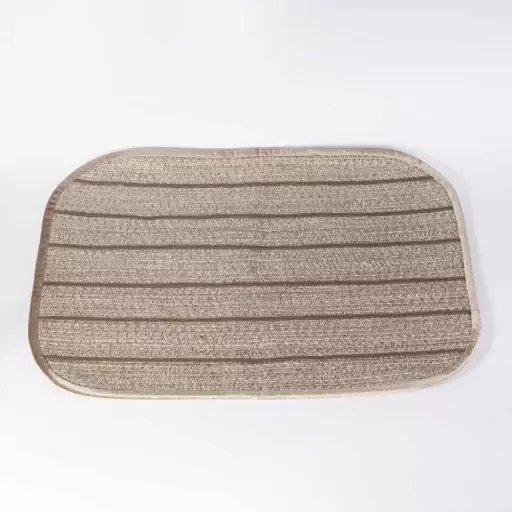 پادری دست باف مدل مستطیلی رنگ قهوه ای