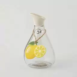 ابلیمو خوری مدل شیشه ای رنگ بژ سایز 3