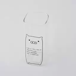 لیوان طرح مربع مدل حیوانی