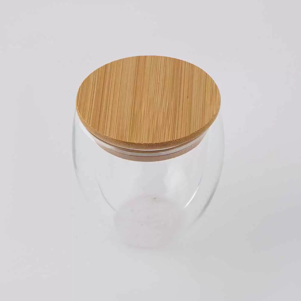 ماگ دوجداره بدون دسته دربامبو م کد 2138