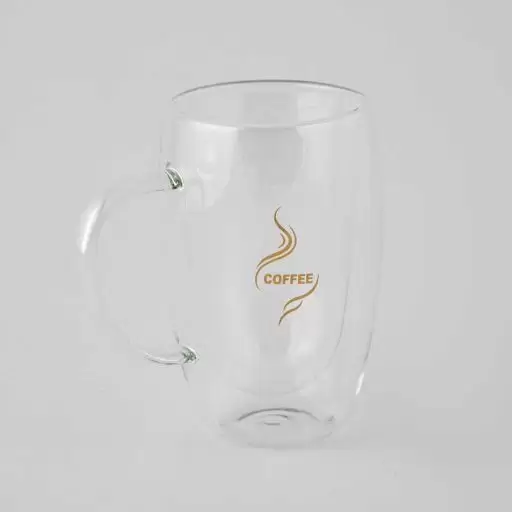 ماگ دوجداره شیشه ای