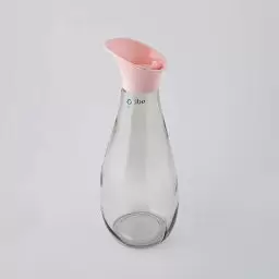 بطری اب سایز 1 مدل زیبا رنگ گلبهی