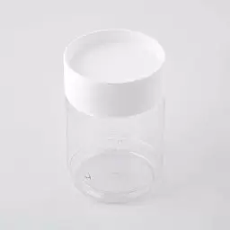 ظرف پلاستیکی در ار متوسط رنگ سفید