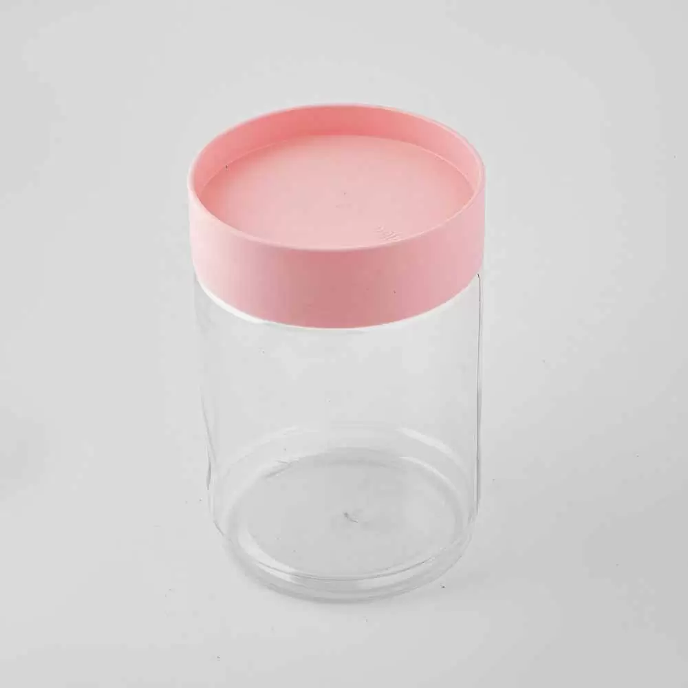 ظرف استوانه در دار صورتی