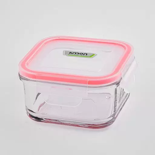 ظرف نگهدارنده مربع بزرگ رنگ قرمز