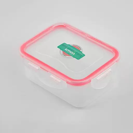 ظرف نگهدارنده مستطیل 350 رنگ قرمز