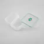 ظرف نگهدارنده مستطیل 2 خانه رنگ ابی