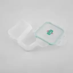 ظرف نگهدارنده مستطیل 2 خانه رنگ ابی