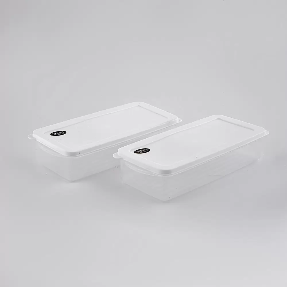 ست فریزر دو عددی رنگ سفید مدل مستطیلی