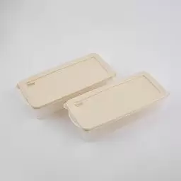 ست فریزر رنگ کرمی مستطیلی