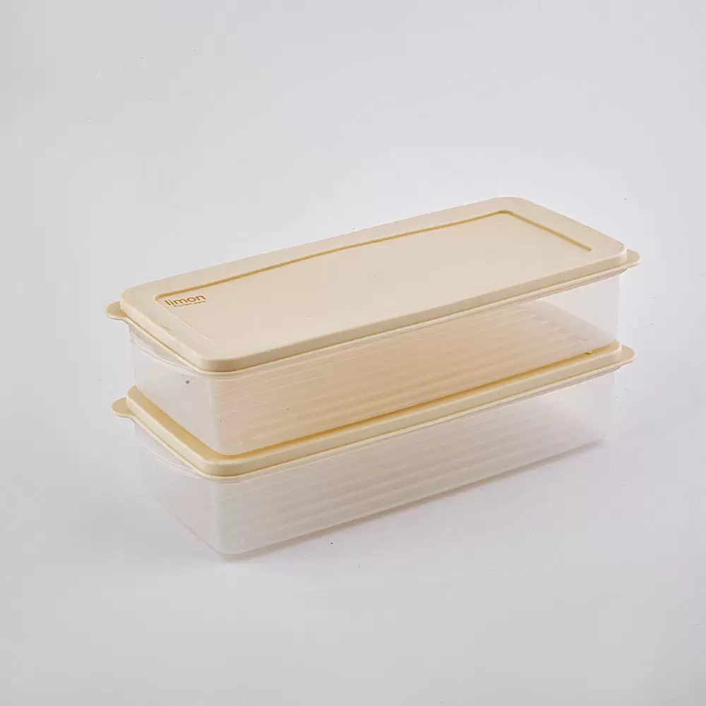 ست فریزر رنگ کرمی طرح مستطیلی