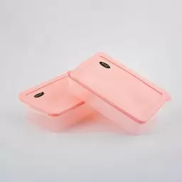 ست فریزر رنگ گلبهی طرح مستطیلی